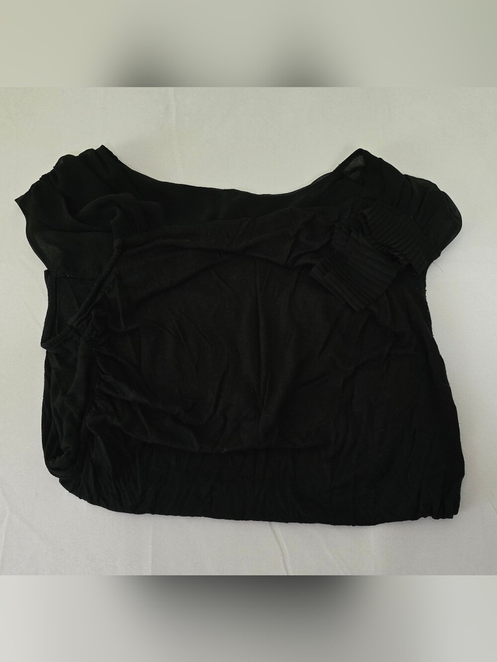 New York & Company Black Bow Dress Tank Size Medium